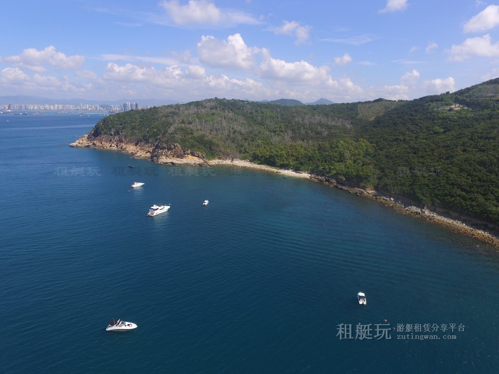 三亞旅游游艇租賃，三亞港至三亞角航線