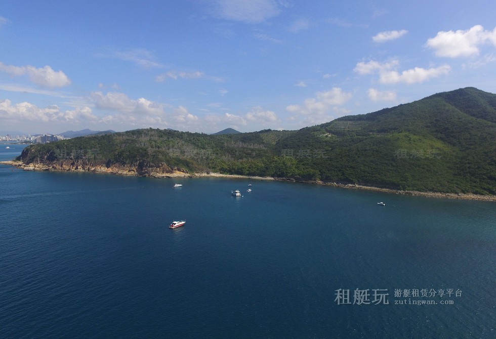 三亞旅游游艇租賃，三亞港至三亞角航線