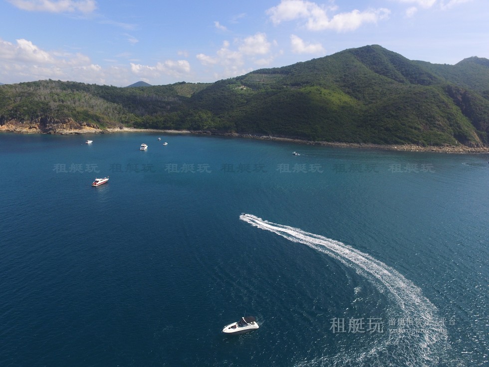 三亞旅游游艇租賃，三亞港至三亞角航線
